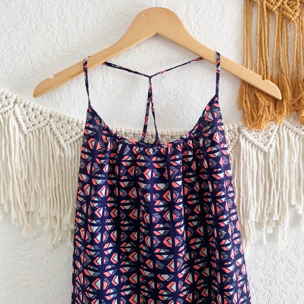 Truth Racerback Geometric High Low Dress - Picture 2 of 6
